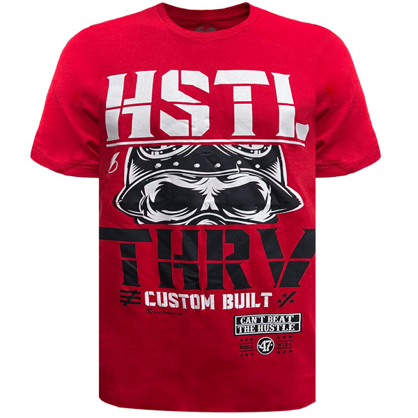 Skeleton Head Hustle & Thrive Tee