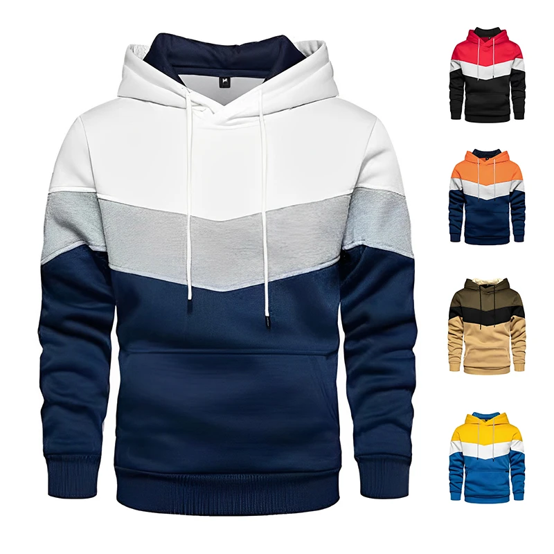 3 Tones Colors Sportswear Hoodies 1