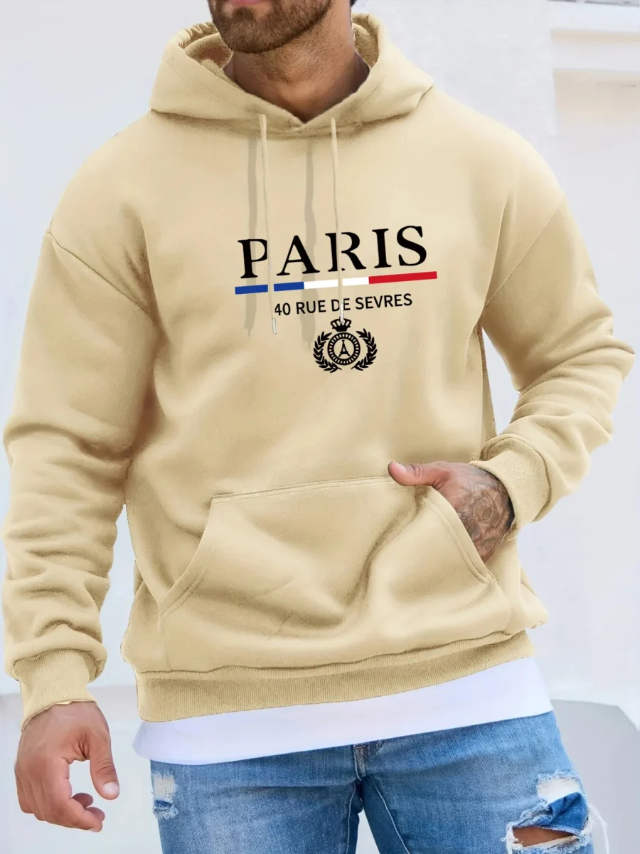 PARIS Autumn Winter Men's Hoodies 1