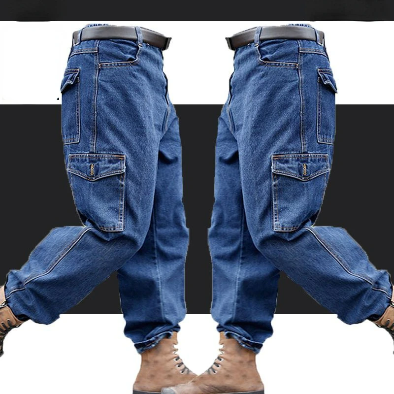 Workwear Trousers Denim Cargo Jeans 1