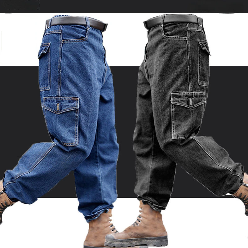 Workwear Trousers Denim Cargo Jeans 2