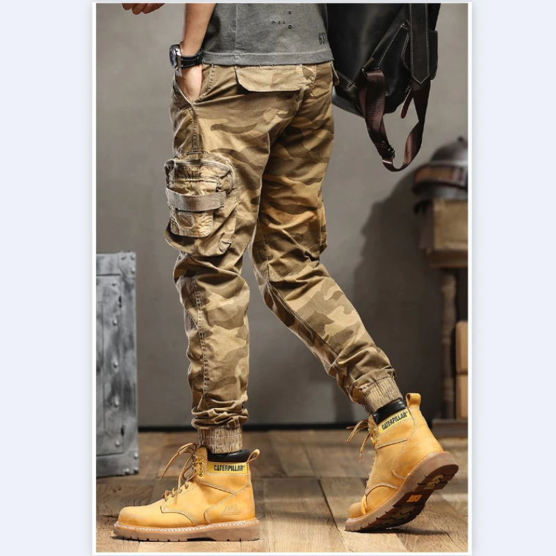 Angle-Banded Fashion Military Streetwear Pants 2