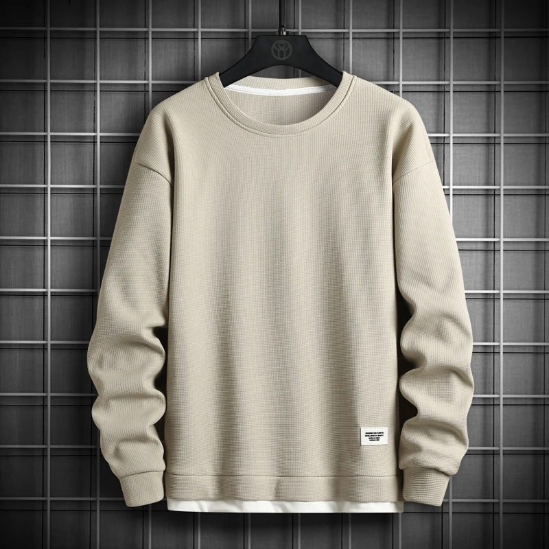 Long Sleeve Solid Color Sweatshirts for Men 1