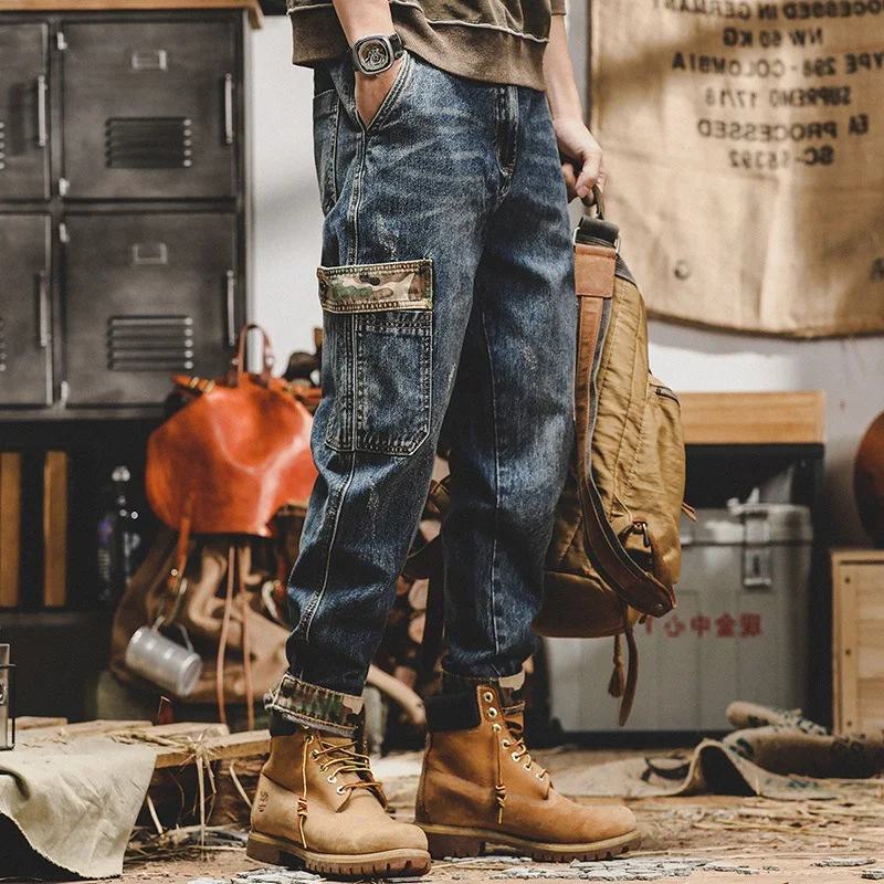 Spring Autumn Vintage Workwear Cargo 2