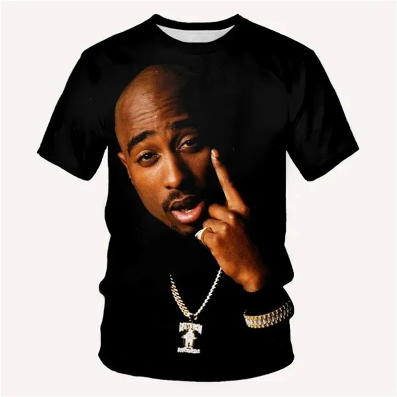 2PAC Tupac Shakur T-Shirts for Men 2