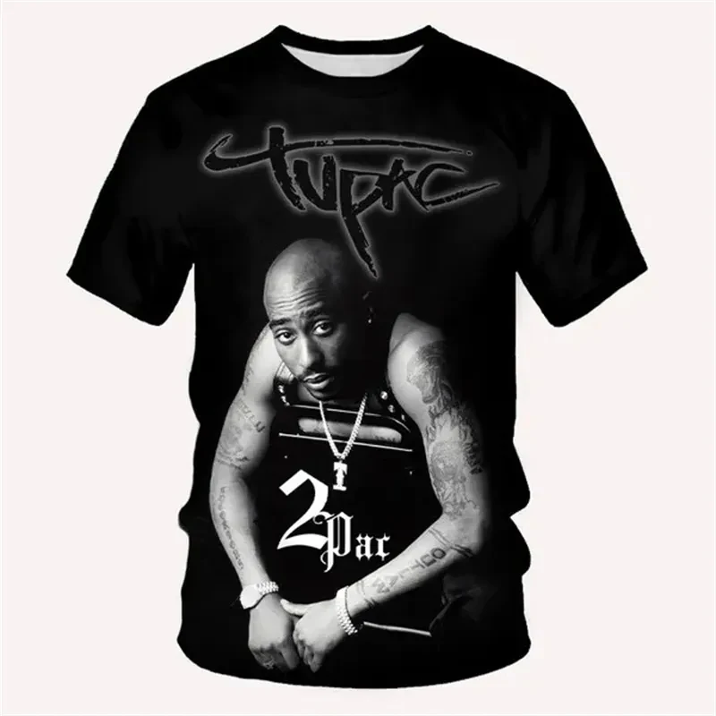 2PAC Tupac Shakur T-Shirts for Men 1