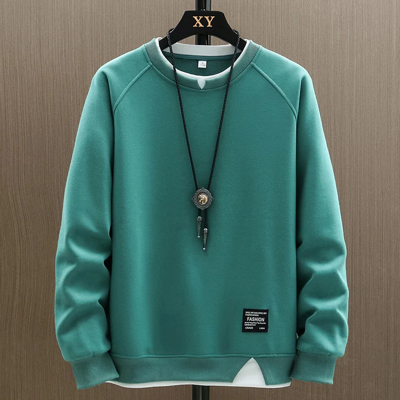 O-Neck Solid Color Fashion Sweatshirts 1